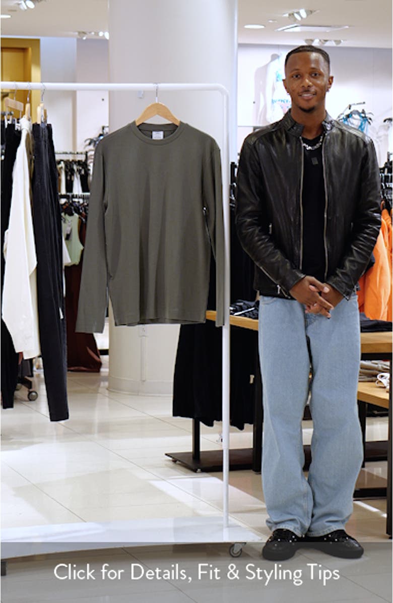 Regular Fit Long Sleeve Cotton T-Shirt, sales video thumbnail