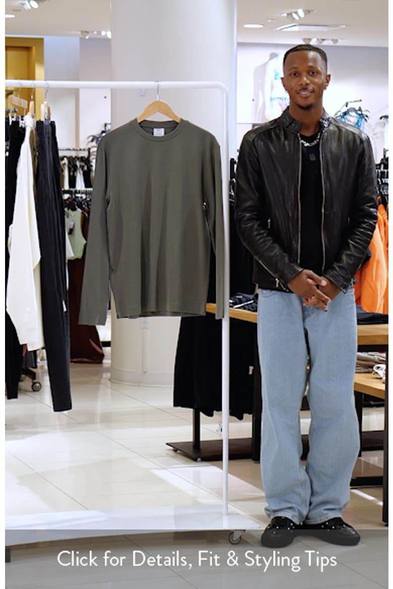 Regular Fit Long Sleeve Cotton T-Shirt video