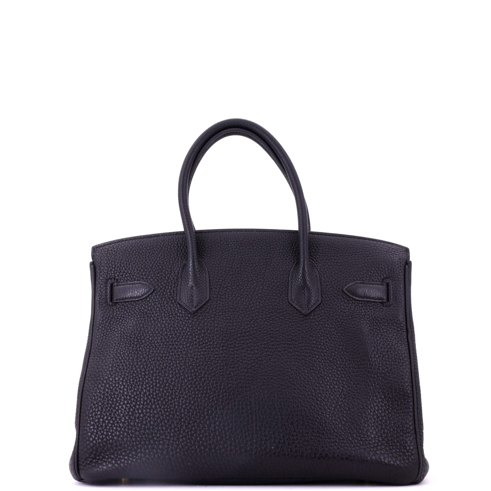 Pre-Owned Hermes Birkin Handbag Black Togo with Gold Hardware 30, Alternate, color, Noir