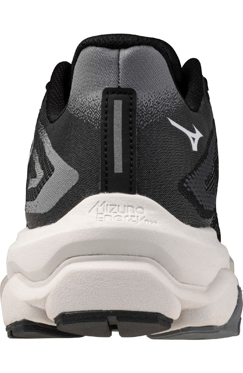 Mizuno <p>Wave Horizon 8 Running Shoe (Men)</p>, Alternate, color, Black-White
