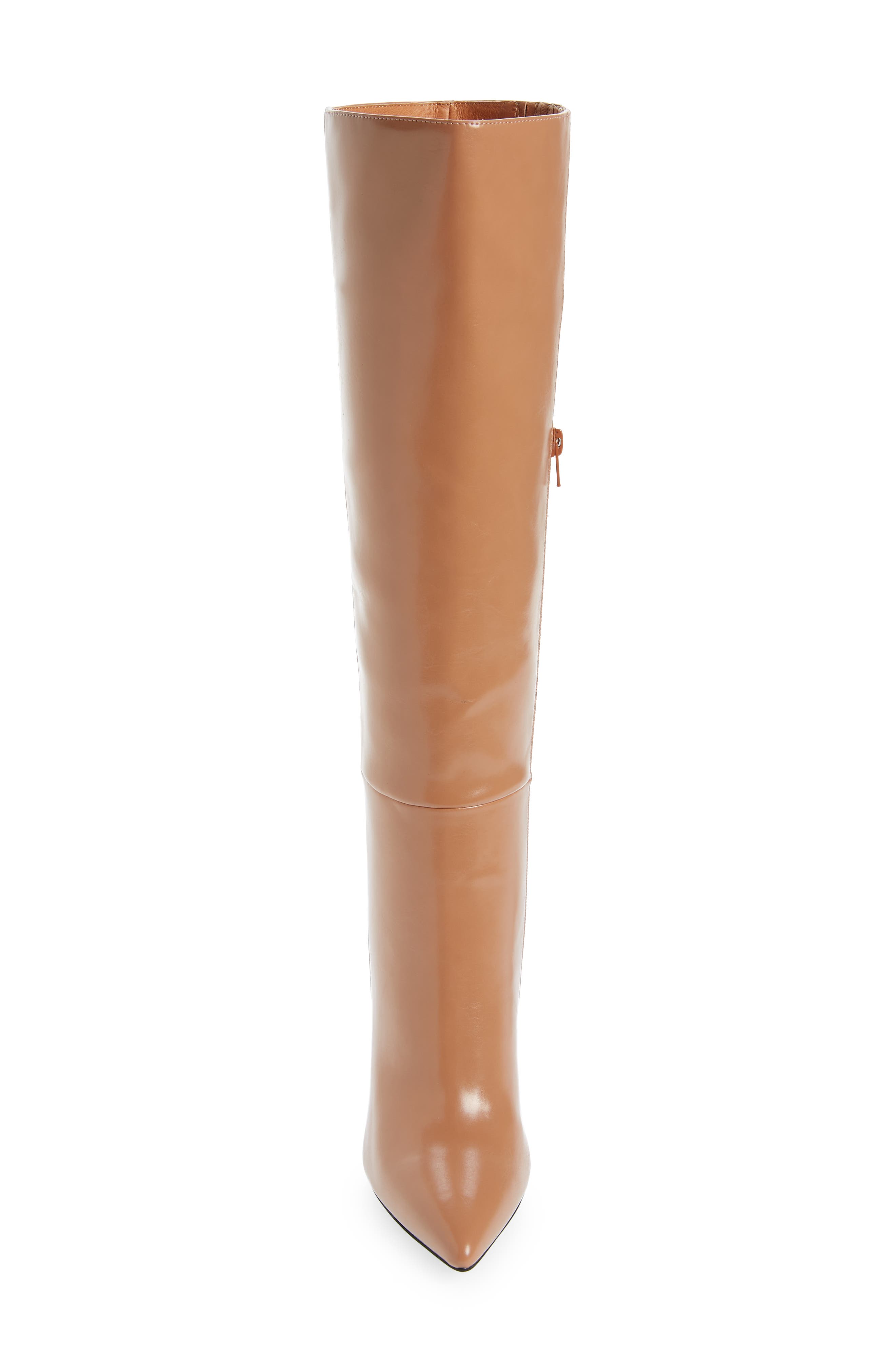 Arsen Knee High Stiletto Boot, Alternate, color, LIGHT TAN