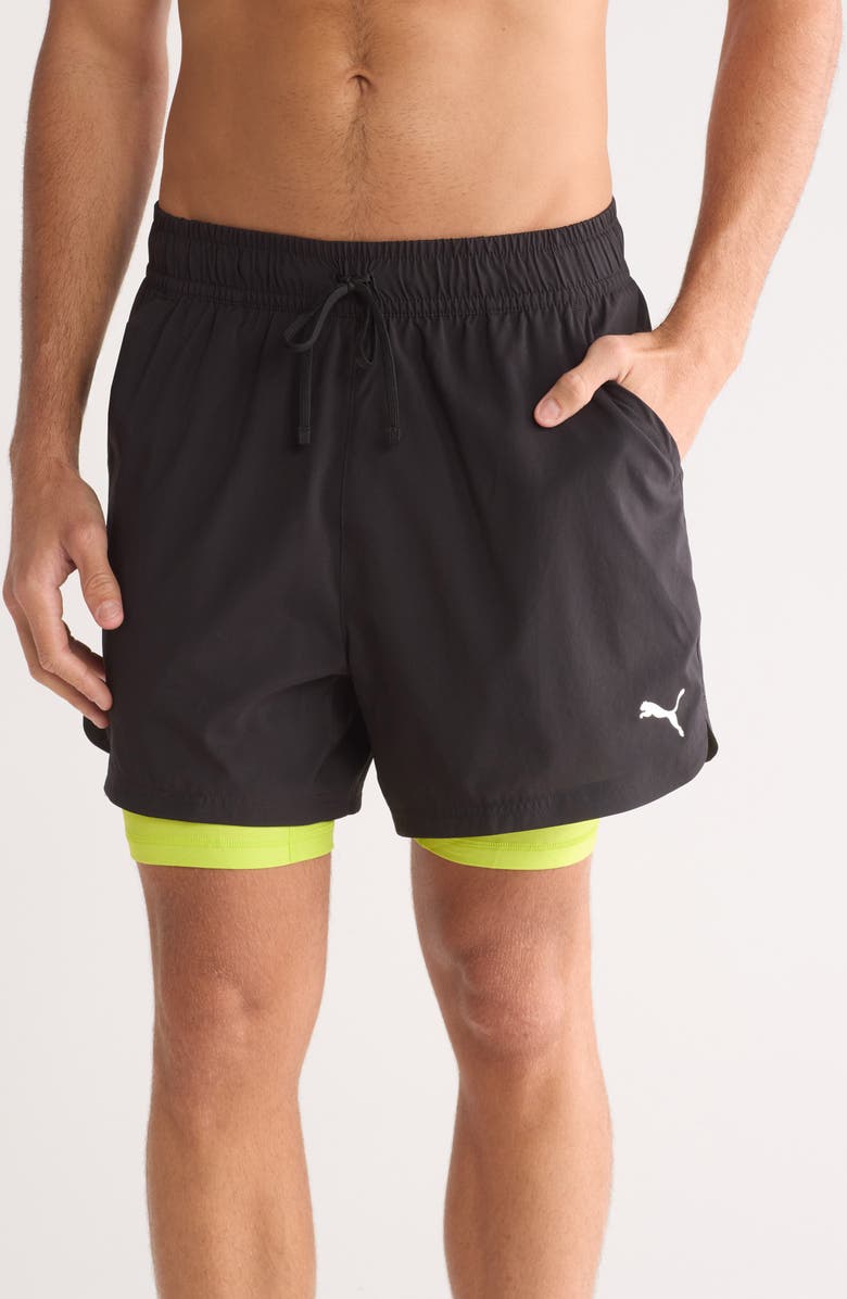 PUMA Performance 2-in-1 Running Shorts, Main, color, 