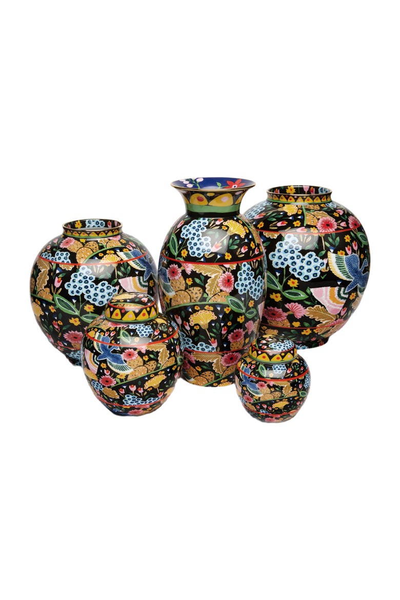 Big Bubble Vase Colombo Nero Multicolor, Alternate, color, Colombo Nero Multicolor