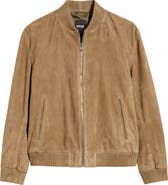 BOSS Muller Suede Bomber Jacket