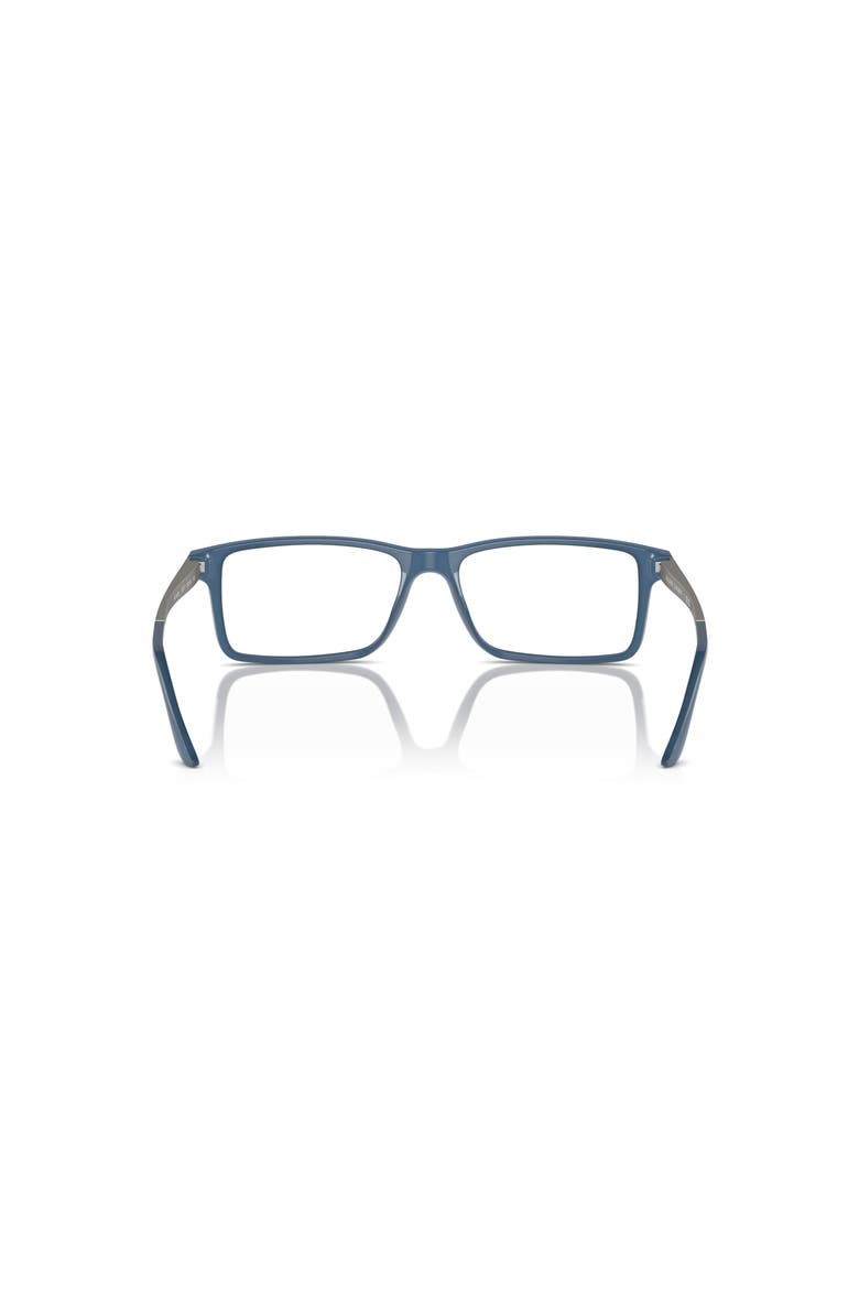 55mm Rectangle optical glasses, Alternate, color, Blue