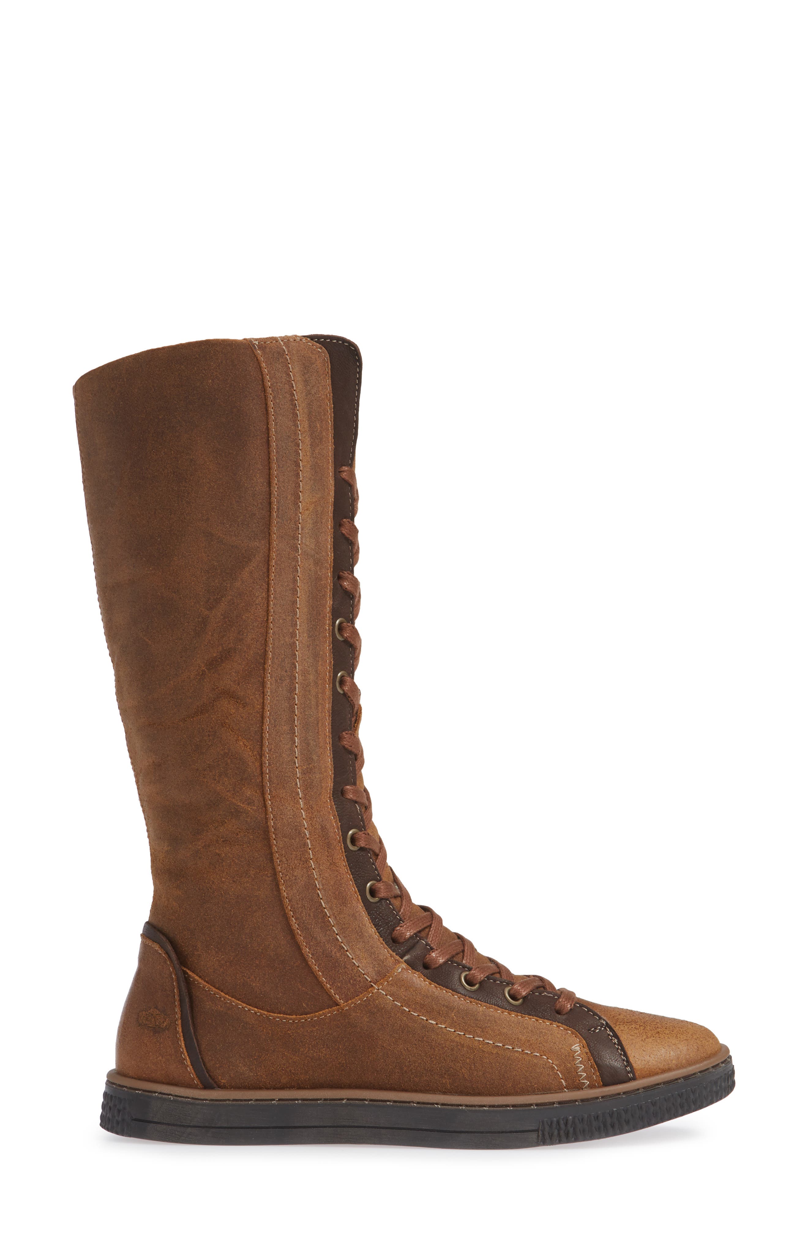 Nirvana Wool Lined Boot, Alternate, color, PEANUT LEATHER