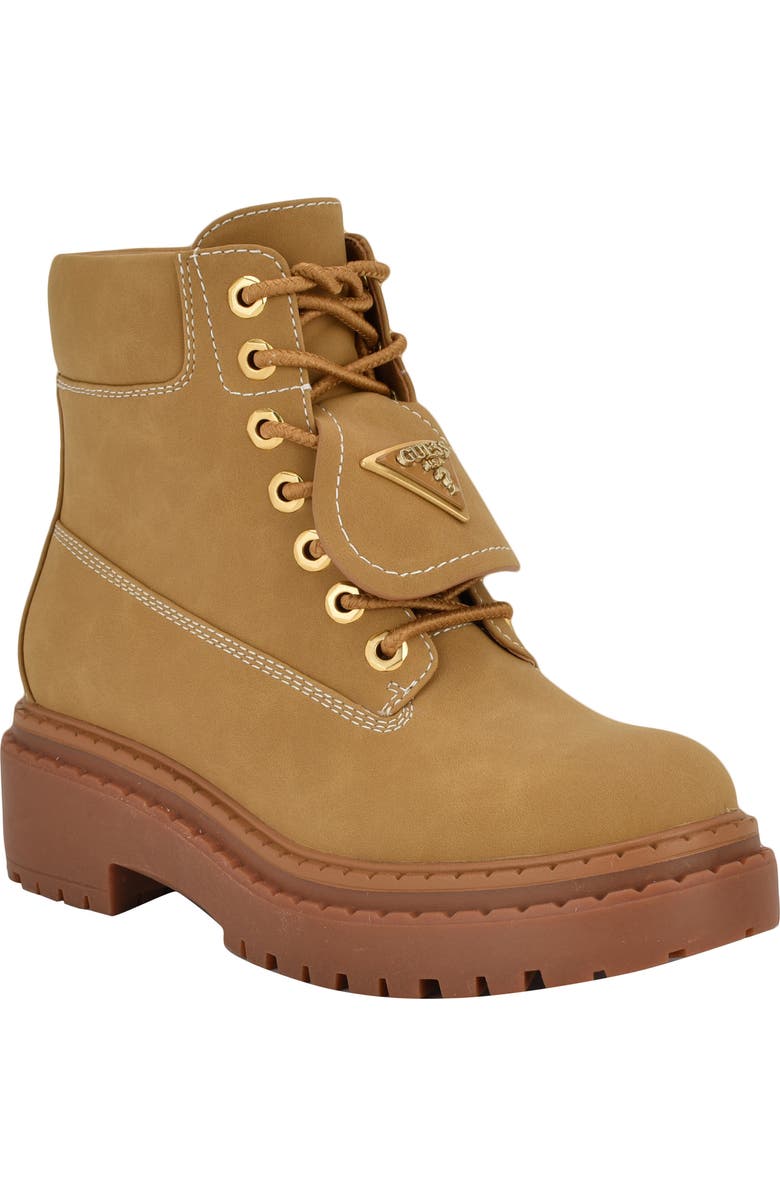 GUESS Leavey Boot, Main, color, Medium Natural