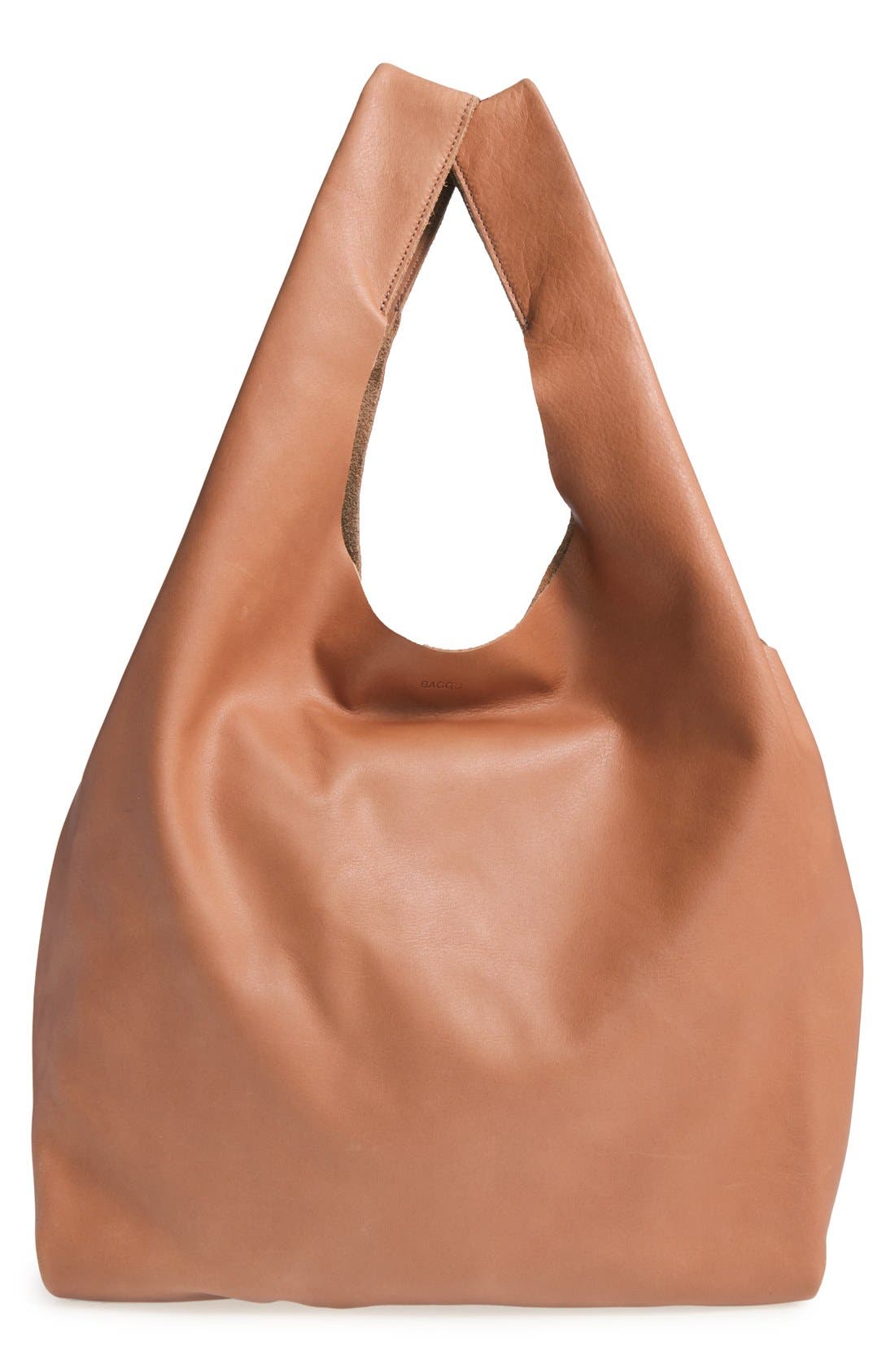 Baggu Leather Tote, Main, color, 