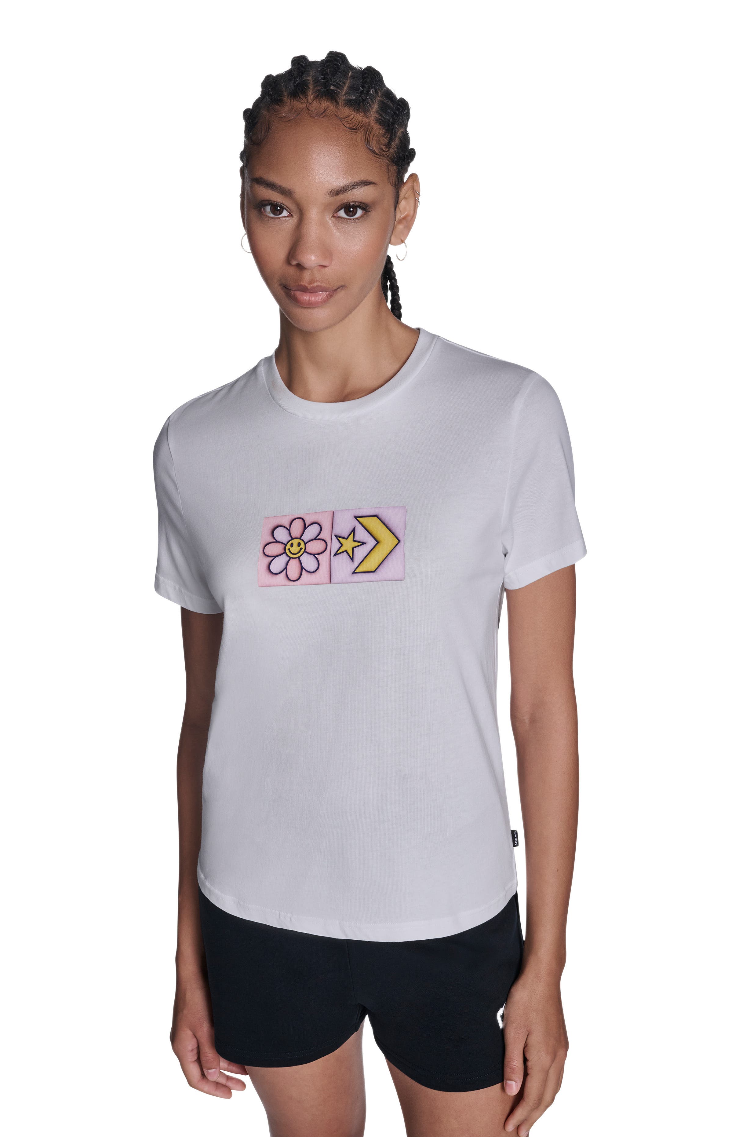 Flower Grid T-Shirt - image 3