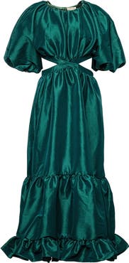 Vasiliki Laila Maxi Taffeta Dress