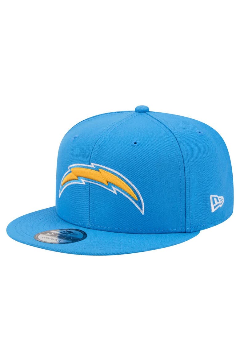 Men's New Era  Powder Blue Los Angeles Chargers 9FIFTY Snapback Hat, Main, color, Powder Blue