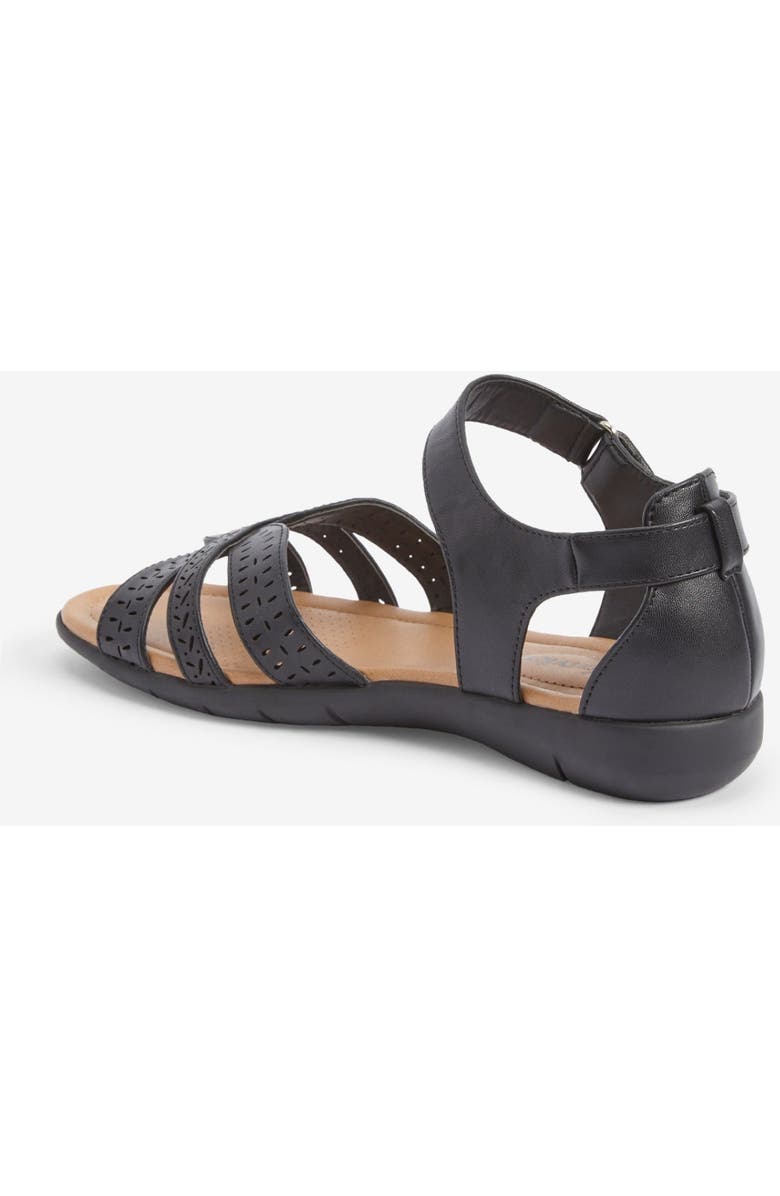 Comfortview The Christiana Sandal, Alternate, color, Black