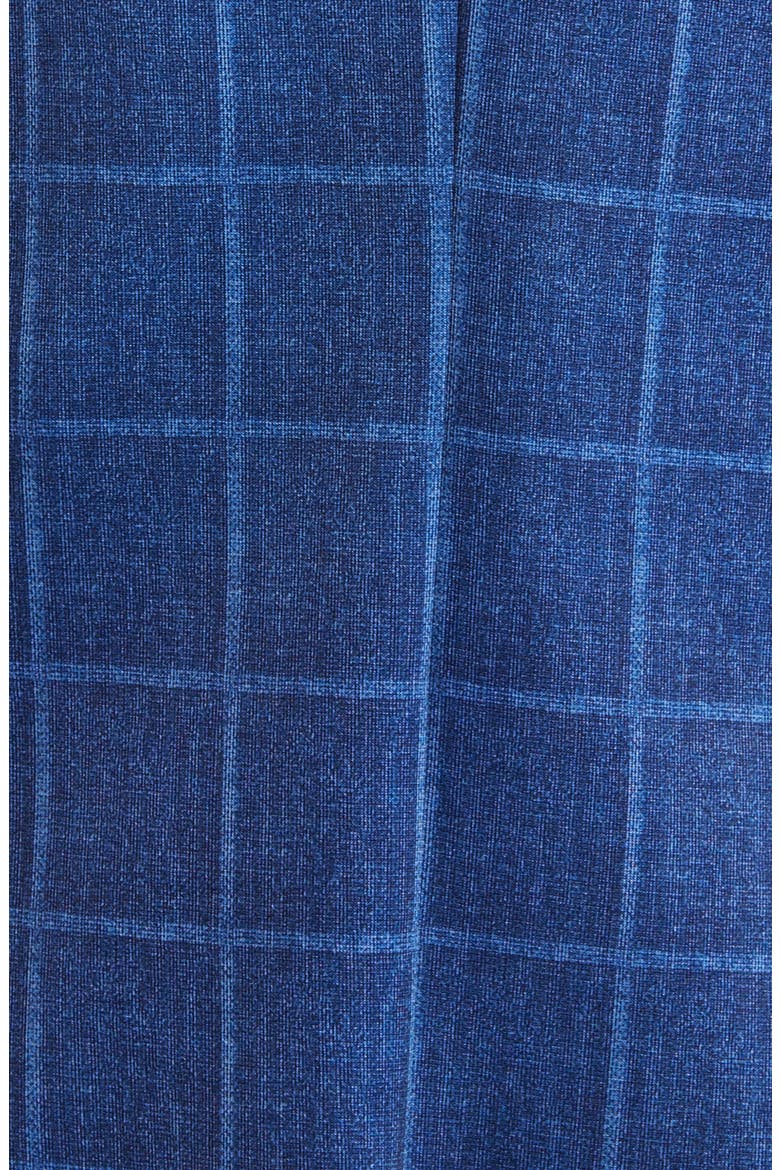 XC Flex® Blue Windowpane Check Knit Sport Coat, Alternate, color, BLUE PLAID