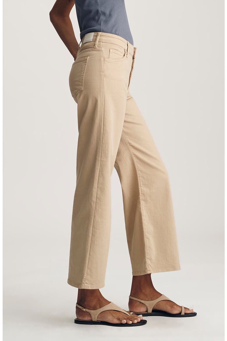 Paloma Ankle Wide Leg Jeans, Alternate, color, CORN SILK FLEX BLUE