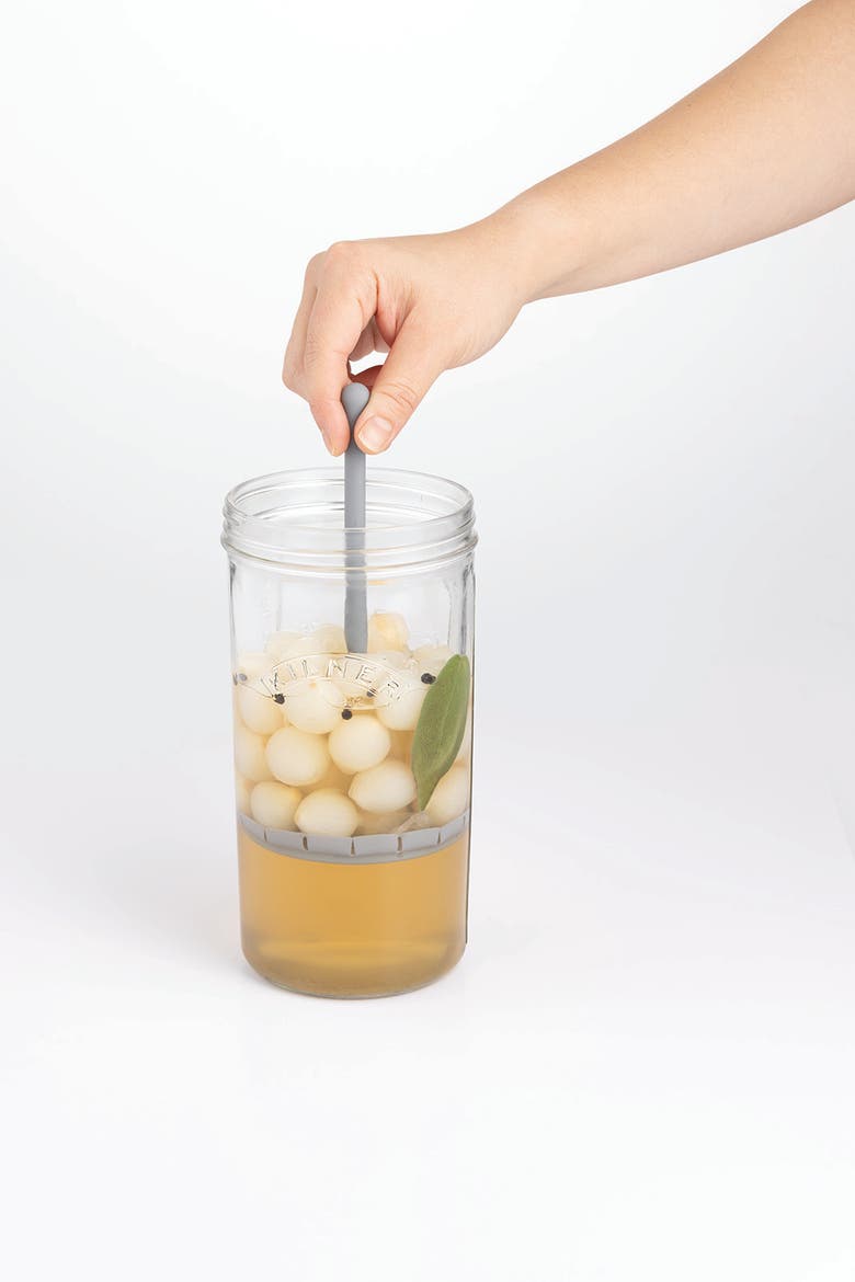 Pickle Jar with Lifter, 34 ounce, Alternate, color, Clear