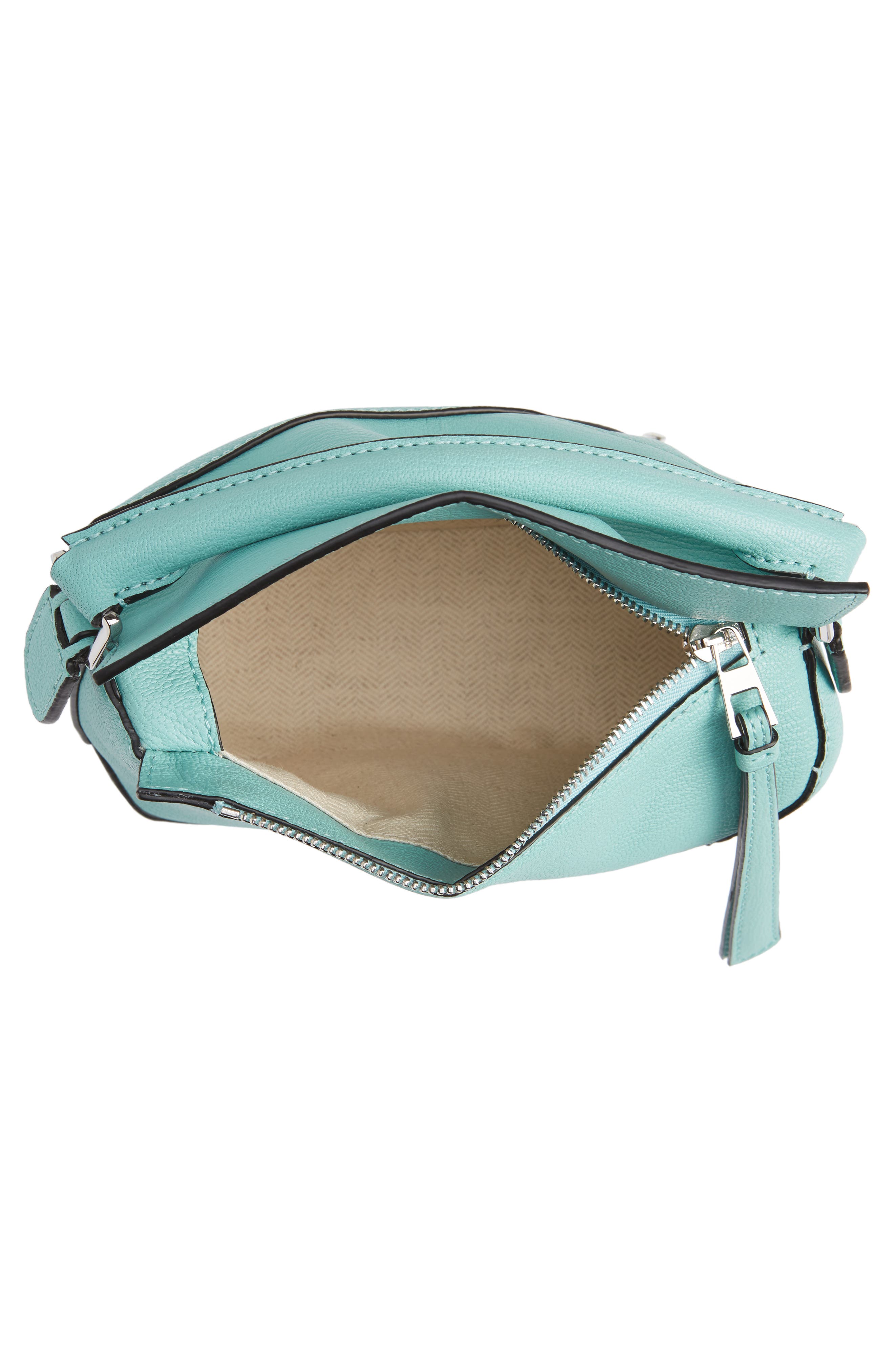 Loewe Mini Puzzle Goatskin Leather Bag, Alternate, color, 