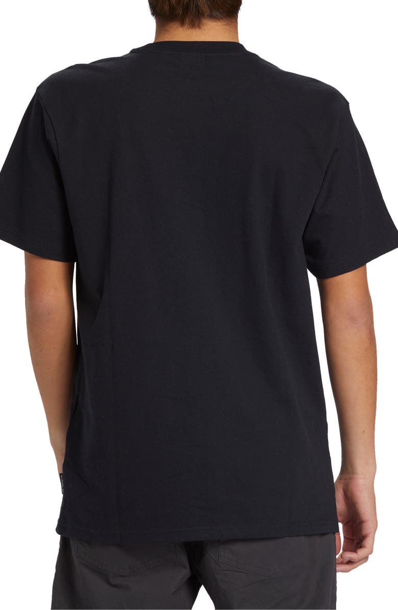 Quiksilver Silver Moe Logo Graphic T-Shirt, Alternate, color, 