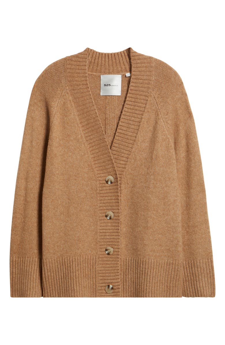 525 Miller Oversize Cozy Cardigan, Alternate, color, Fawn Heather
