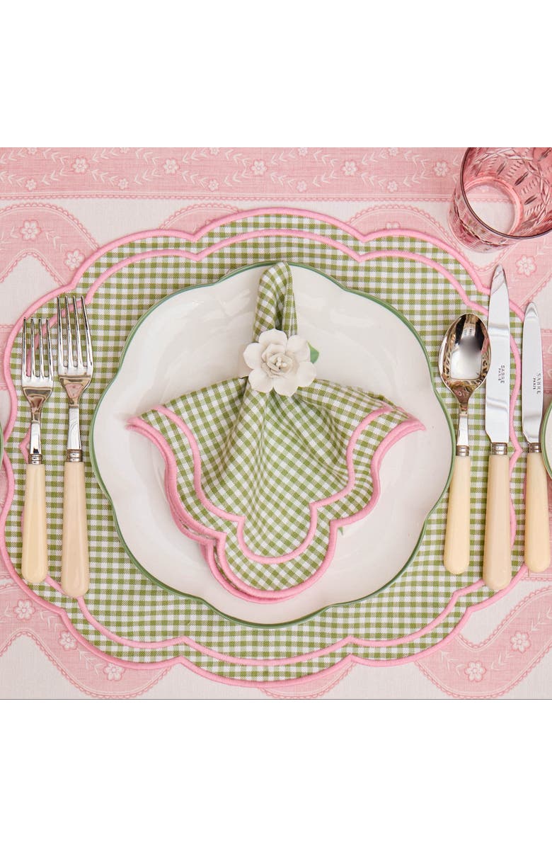 Mrs. Alice White Fiore Porcelain Napkin Rings, Alternate, color, White