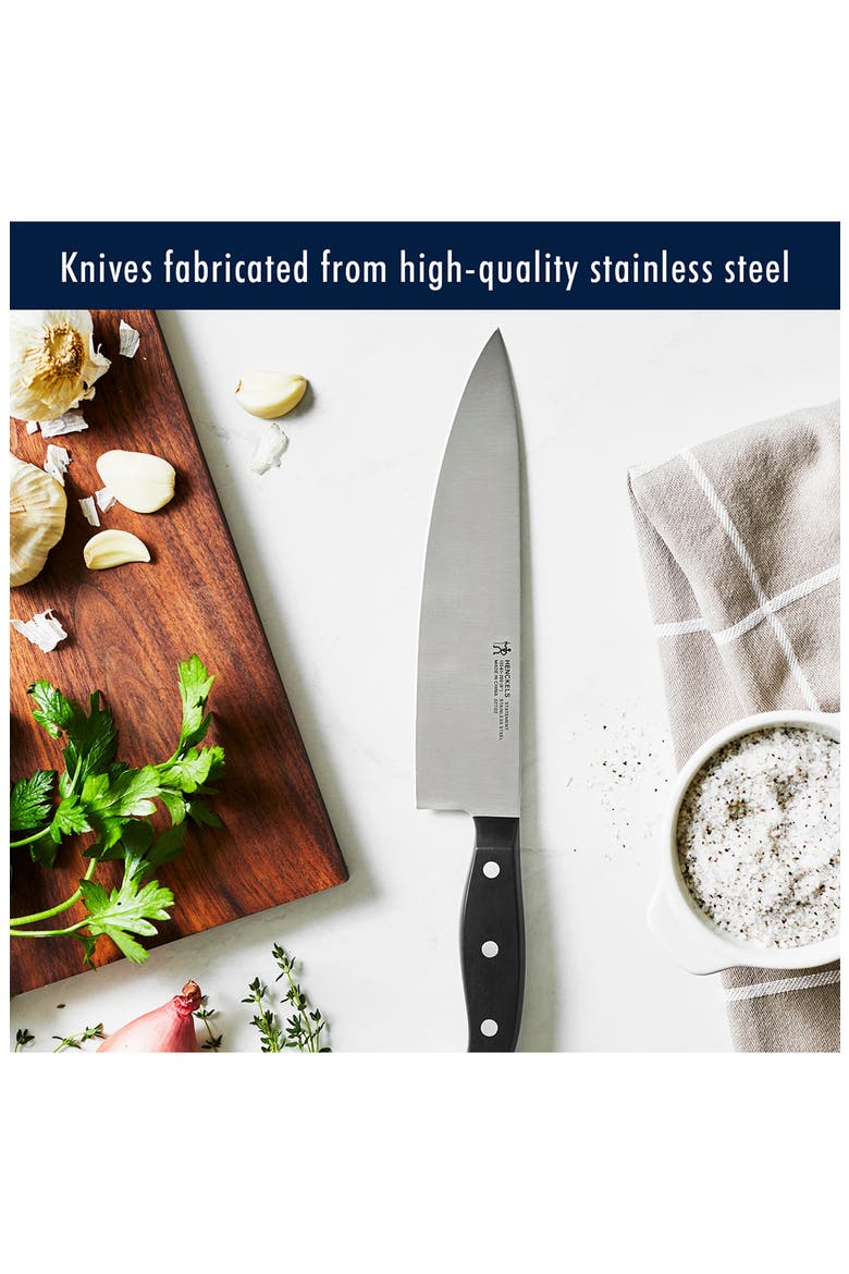 Statement 15-Piece Knife Block Set, Alternate, color, BLACK