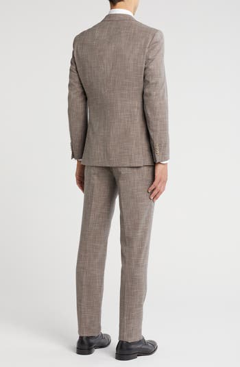 Two-Button Flat Front Suit