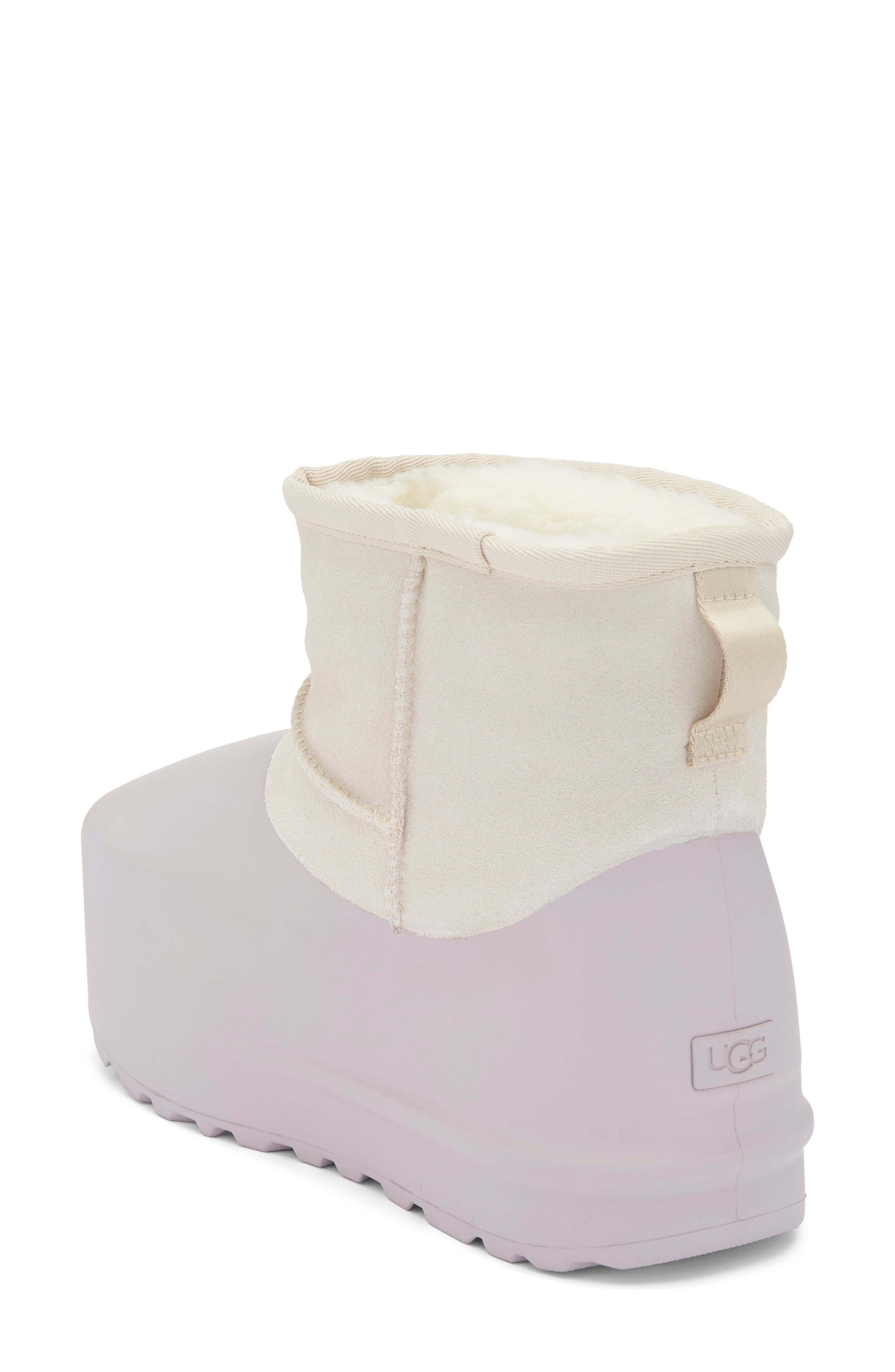 Gender Inclusive Classic Mini Pumped Molded UGGplush Boot, Alternate, color, CERAMIC
