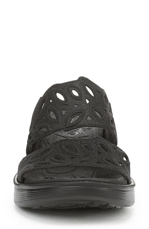 LIFESTRIDE LIFESTRIDE DELIGHT PLATFORM WEDGE SLIDE SANDAL 
