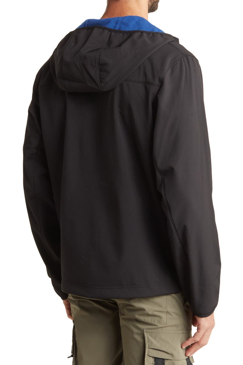 Flex Soft Shell Hooded Jacket, Alternate, color, BLACK