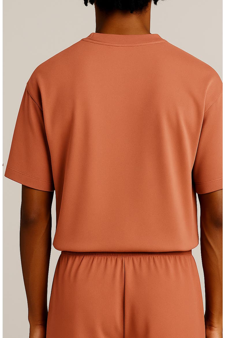 Short Sleeve Sweatshirt, Alternate, color, PINK
