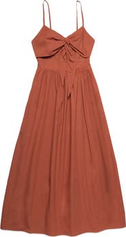 DELUC Padua Tie Bust Cotton Sundress