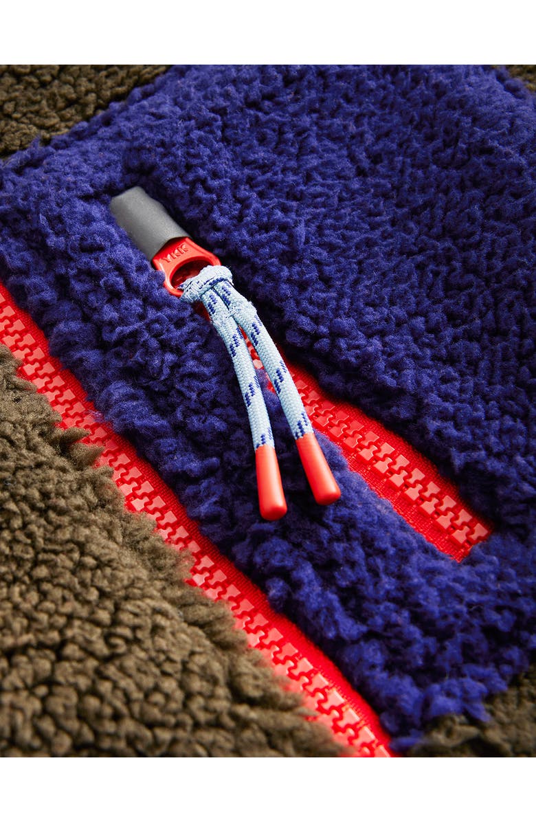 Mini Boden Kids' Windproof Fleece Zip-Up Jacket, Alternate, color, 