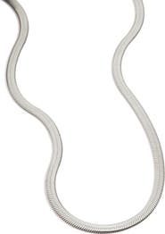 Mint & Lily Herringbone Gold Chain Necklace