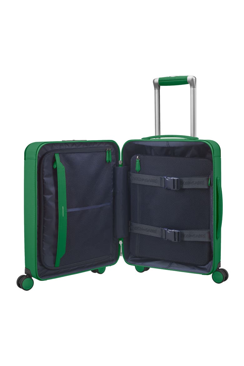 The Carry On Suitcase, Alternate, color, Emerald Green