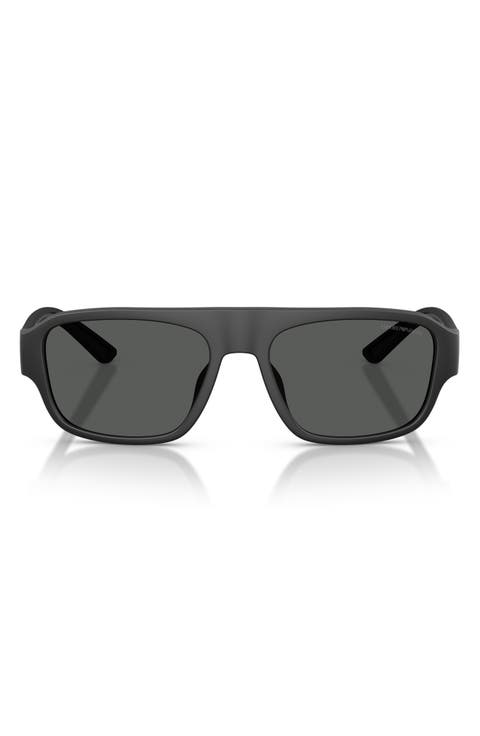 55mm Rectangle Sunglasses