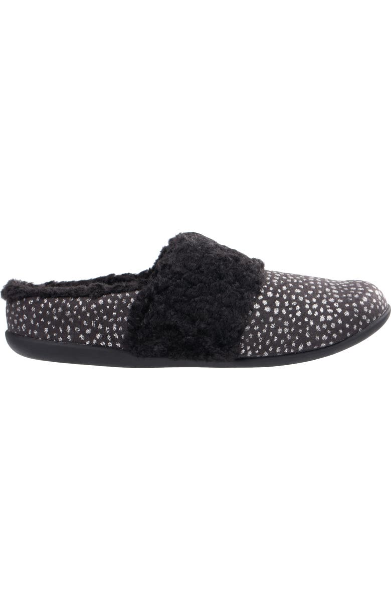Revitalign Ellie Faux Shearling Clog Slipper, Alternate, color, Black