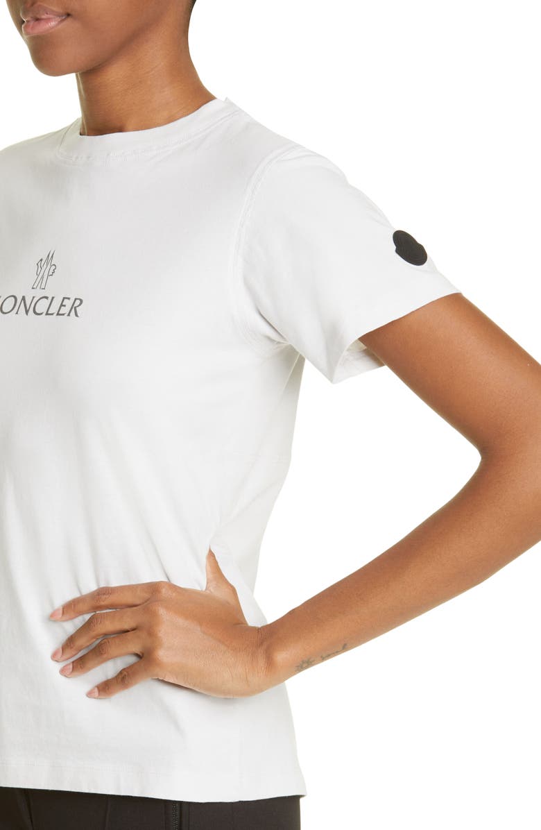 Moncler Logo Cotton Graphic Tee, Alternate, color,
