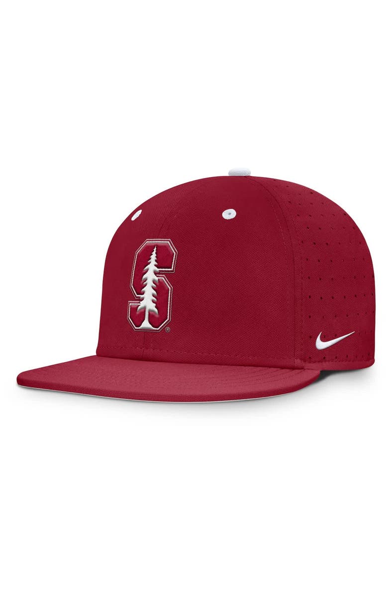 Nike Men's Nike Cardinal Stanford Cardinal On-Field Dugout True Performance Fitted Hat, Alternate, color, Cardinal