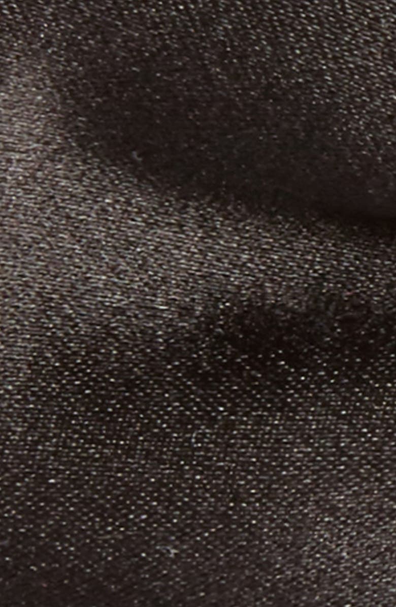 David Donahue Pre-Tied Silk Bow Tie, Alternate, color, Black Satin