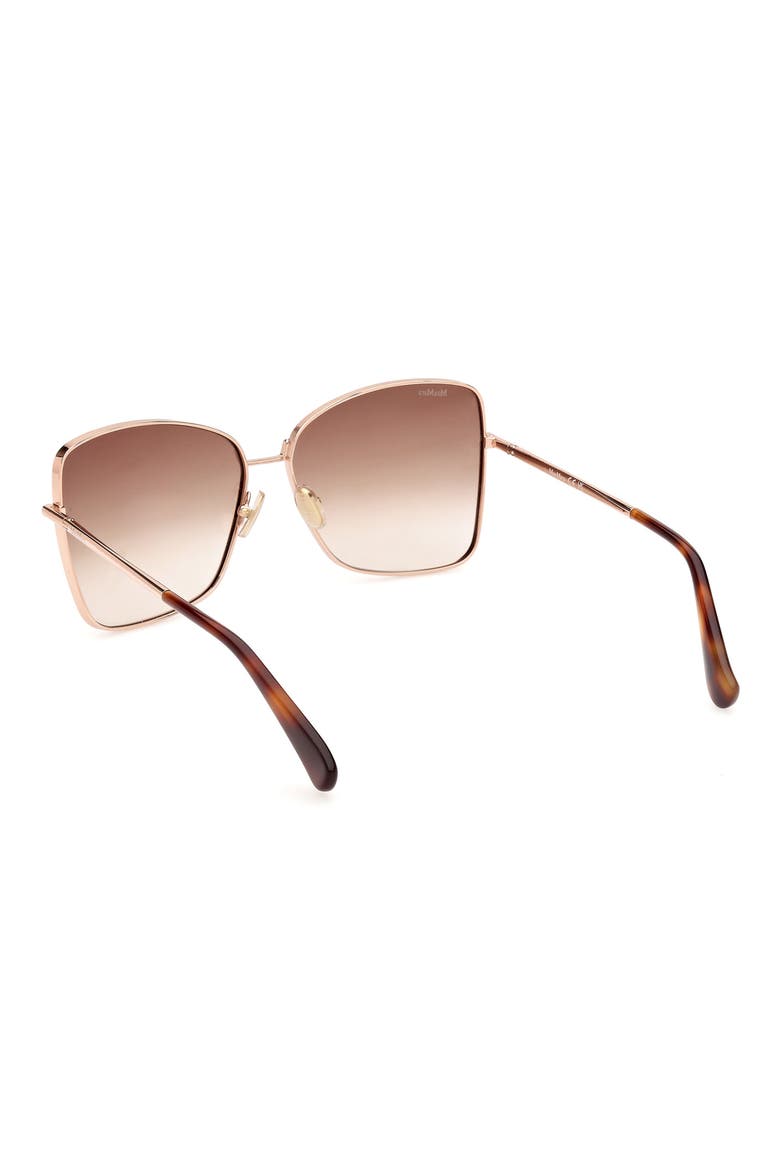 Menton1 59mm Sunglasses, Alternate, color, SHINY ROSE GOLD / BROWN