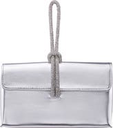 Nina Kaylee Metallic Faux Leather Clutch