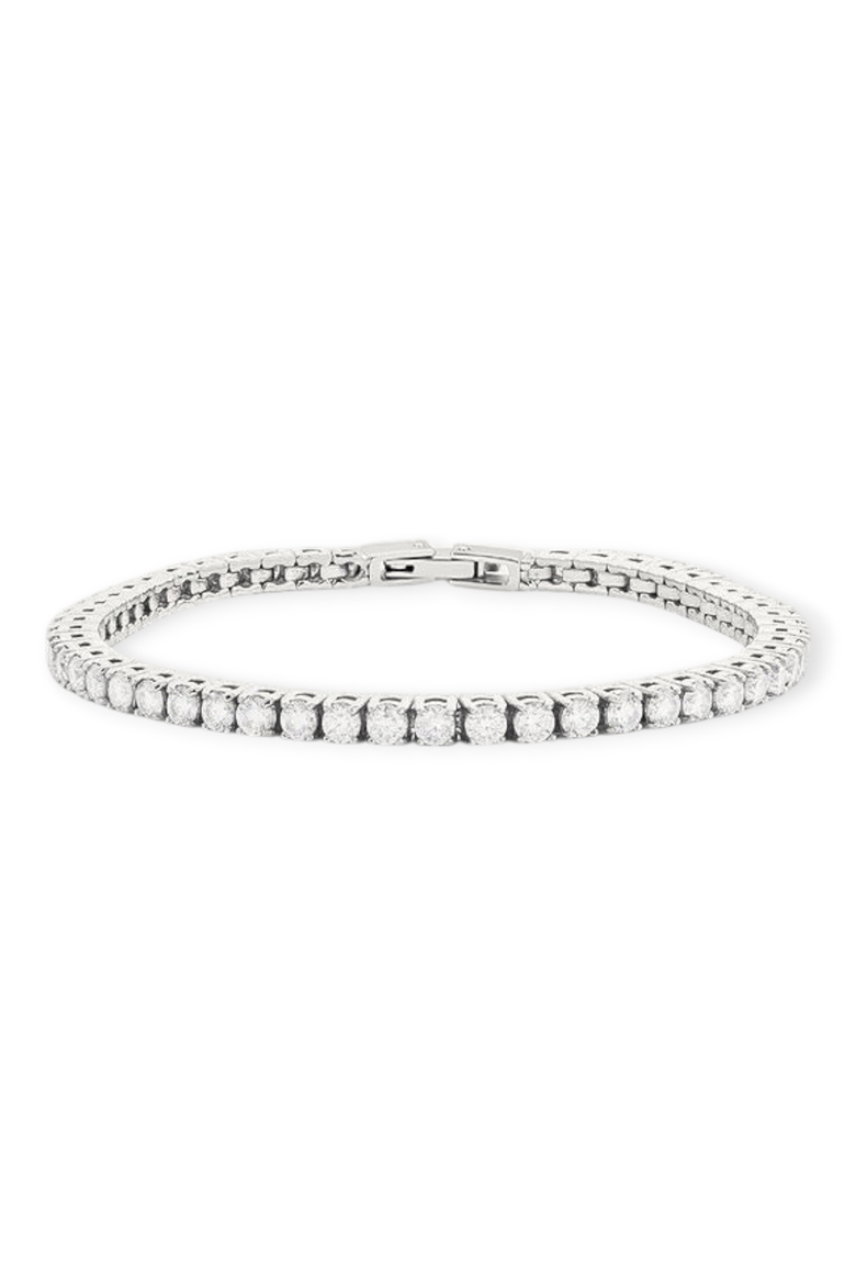 Classic Tennis Bracelet, Main, color, Silver