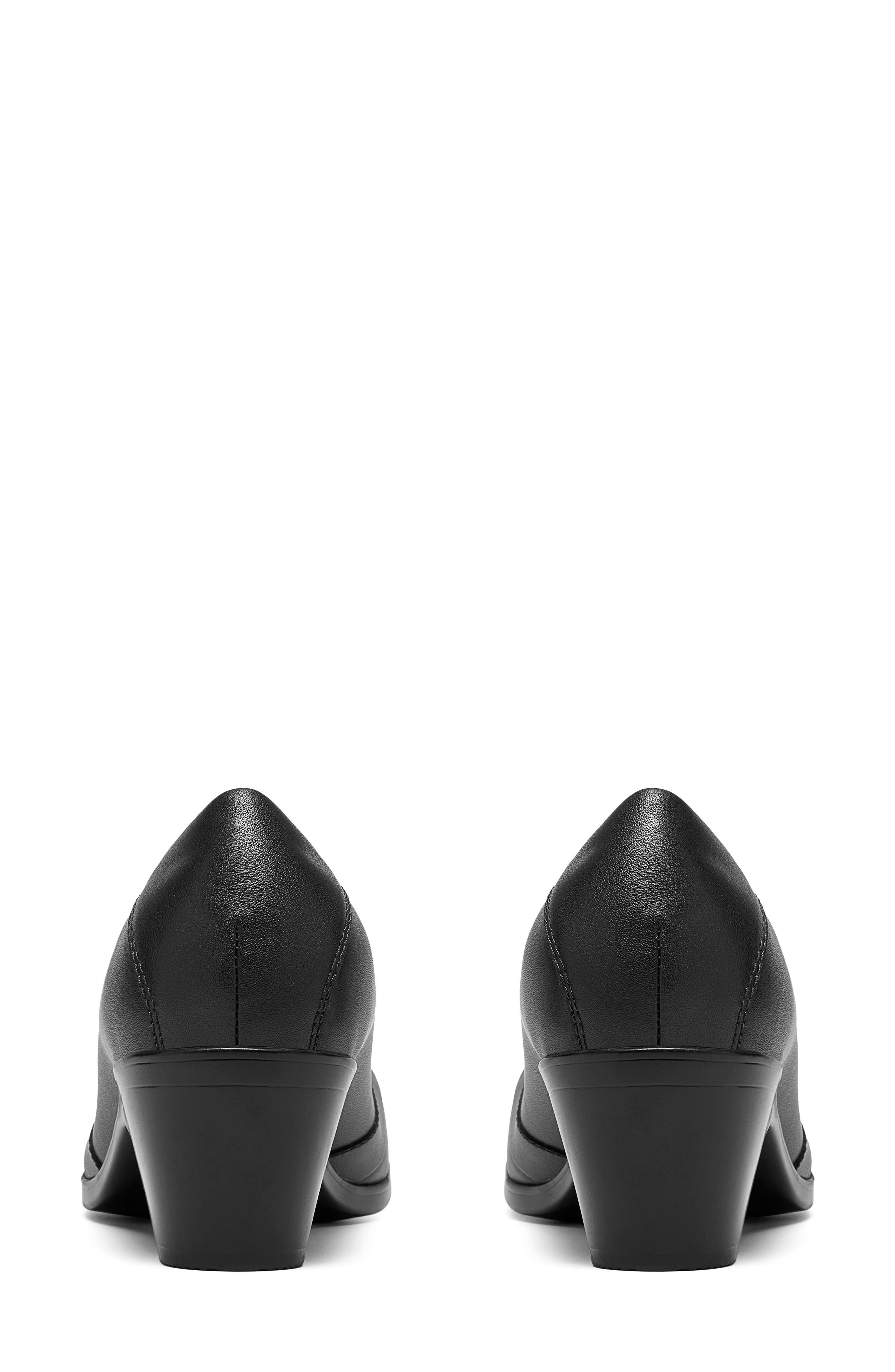 Emily 2 Gracie Pump, Alternate, color, BLACK LEATHER