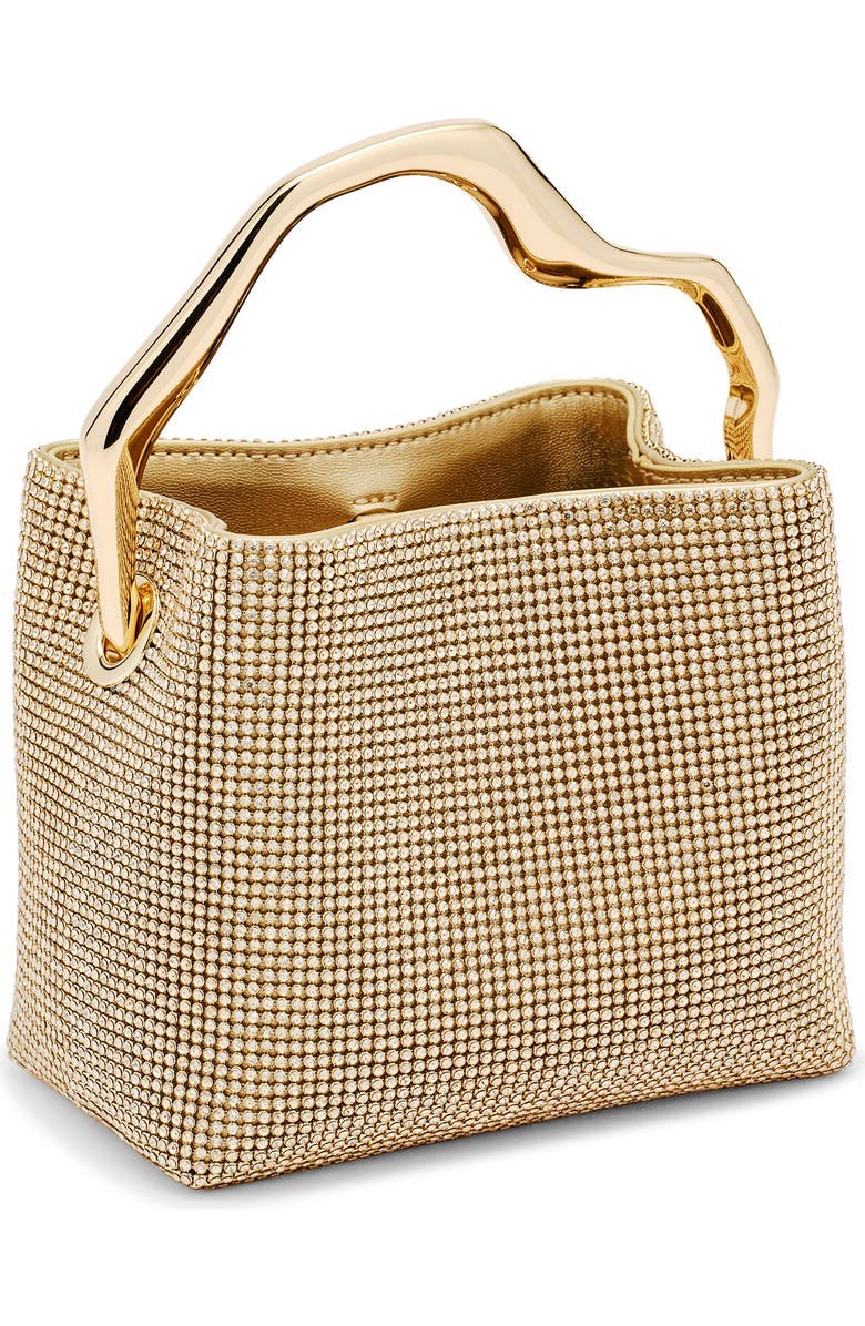 Cult Gaia Mini Solene Top Handle Bag, Alternate, color, Sand Dollar