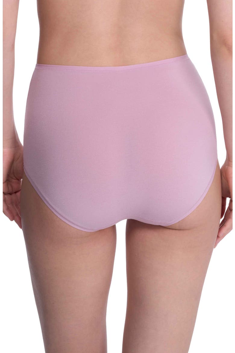 Bliss Bare Cotton High Waist Briefs, Alternate, color, ROSE MIST