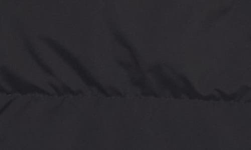 Moncler Quilted Down Hooded Scarf In Black