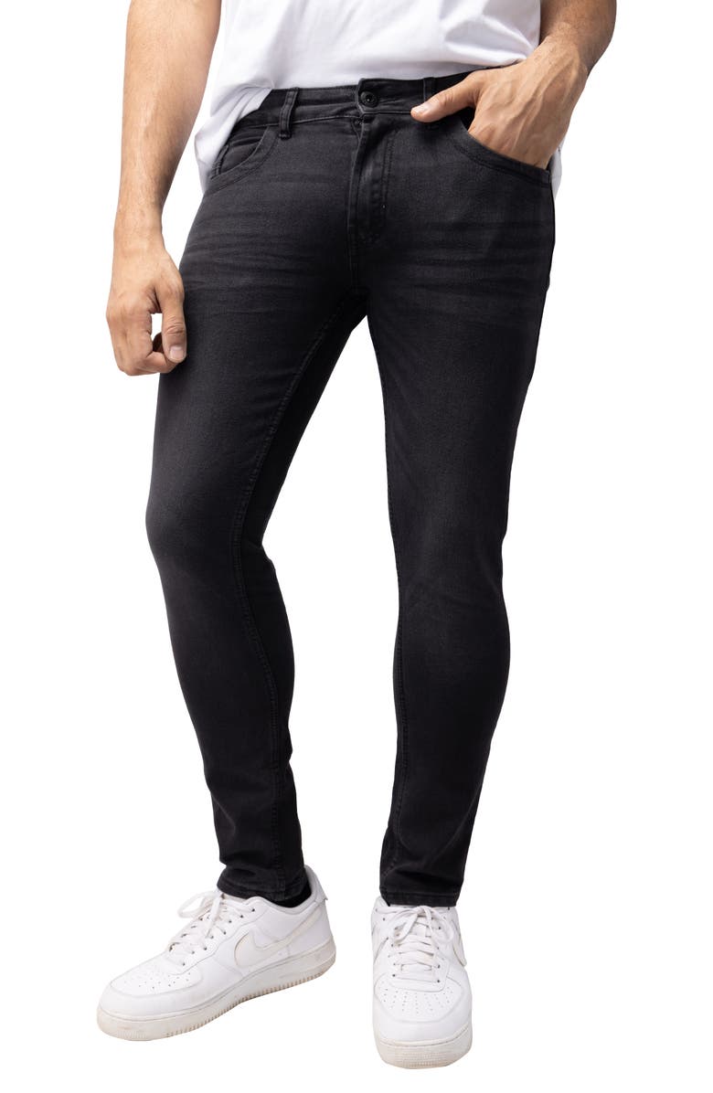 XRAY Skinny Jeans, Alternate, color, Black Wash