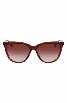 Longchamp Le Pliage 56mm Gradient Tea Cup Sunglasses