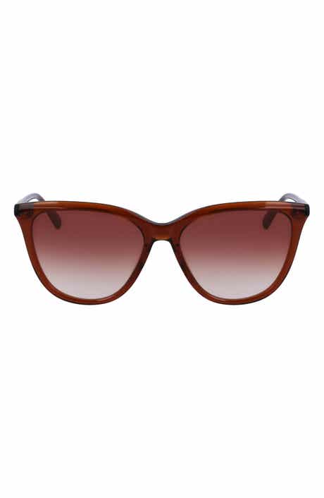 Longchamp Le Pliage 56mm Gradient Tea Cup Sunglasses