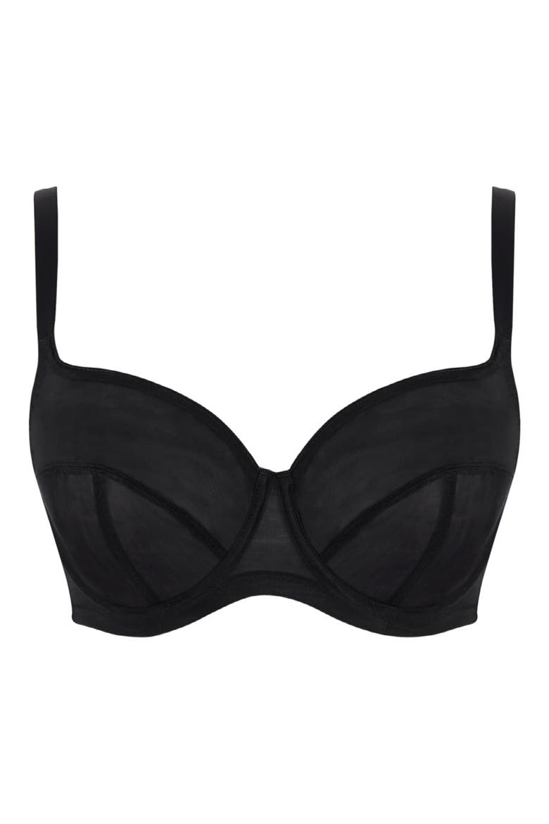 Tango Essence Underwire Balconette Bra, Alternate, color, BLACK