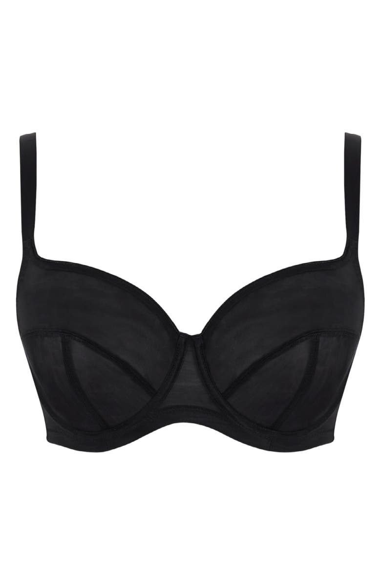Panache Tango Essence Underwire Balconette Bra, Alternate, color, Black